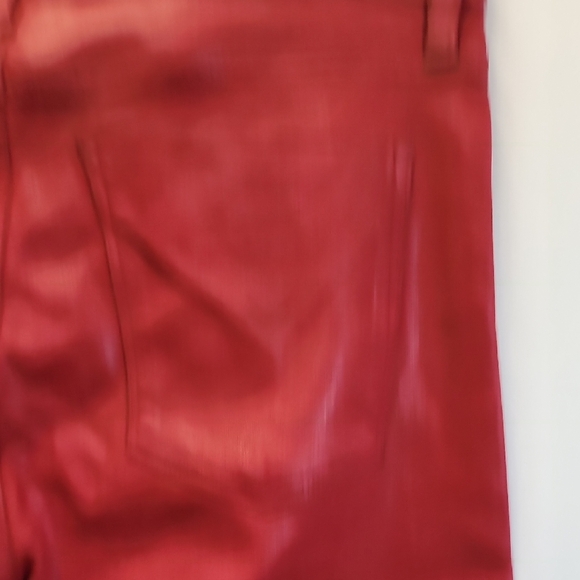 (0334) Hudson Jeans Women's Super Skinny Red - Picture 7 of 10